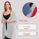 Shawls and Wraps for Evening Dresses Sheer Wedding Scarf for Bridal