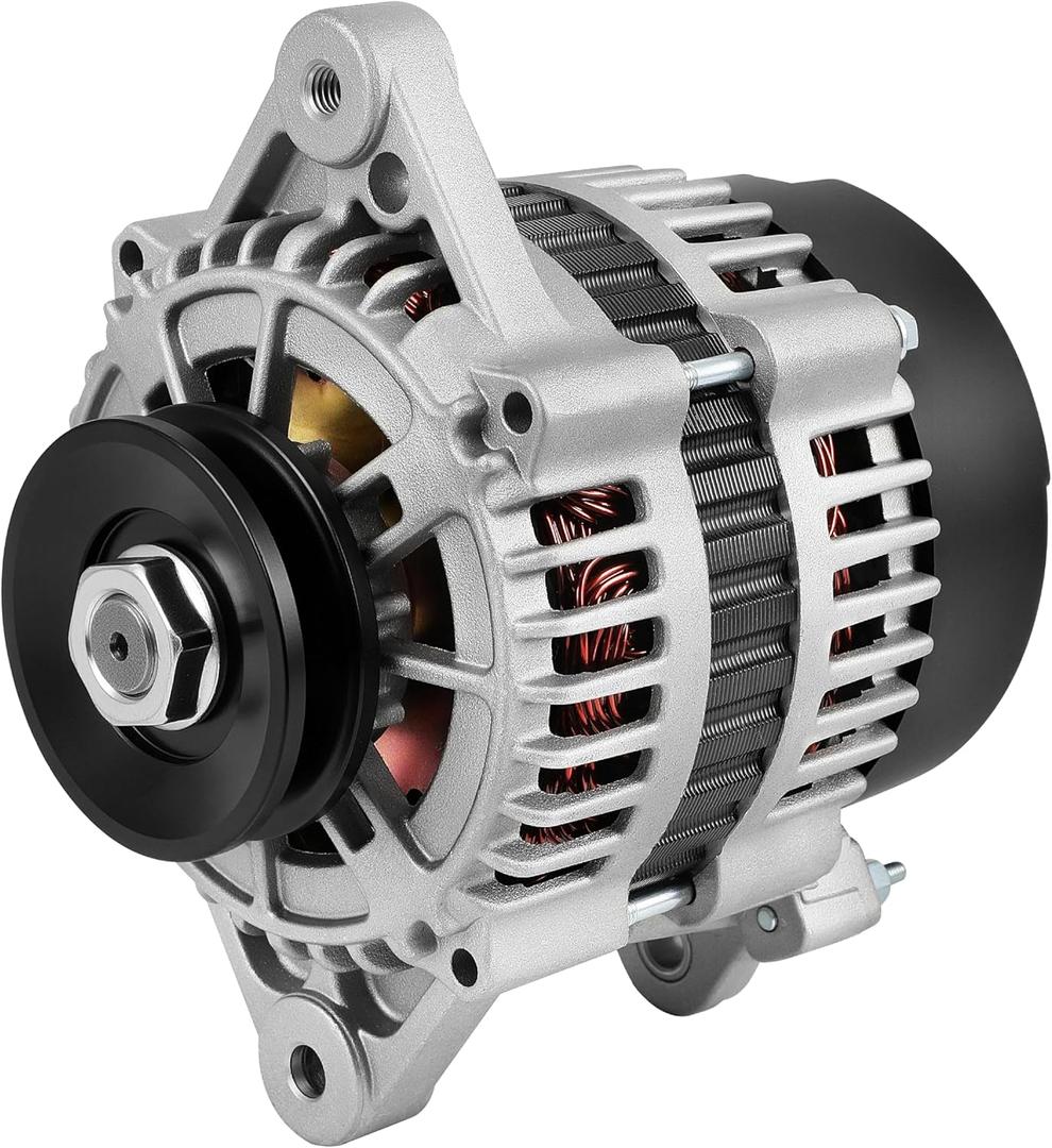 SCITOO Alternator Fits for Mercruiser Model 900Sc 1999-2002, for Mercruiser Model 3.0/3.0Lx 1999-2006 - 12V 70Amp CW 1-Groove Pulley, Replace OE 8465 862030 862030-1 862030T 19020600 19020604 (small)
