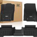 3W Floor Mats for Toyota Tacoma 2024 2025 2026 Double Cab Auto Tran(Not Fit Hybrid & XtraCab), TPE All Weather Custom Fit Floor Liner for Tacoma TRD/SR/SR5/limited Car Liners.