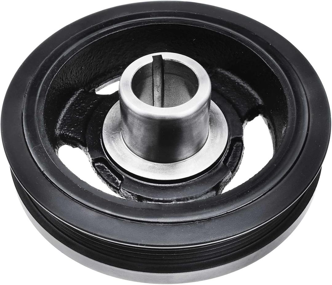 A-Premium Engine Harmonic Balancer Pulley Compatible with Chevrolet Equinox, Malibu, Traverse, Impala, Blazer, Camaro, Colorado & GMC Terrain, Acadia, Canyon & Buick Envision, Regal, DOHC L4 2.0L 2.5L