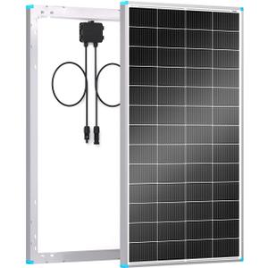 200W Solar Panel N-Type 16BB, 24V RV Solar Panel 200 Watt, 25% High Efficiency, IP67 Monocrystalline PV Module Solar Charger for Roof Boat Camping Van Trailer Cabin Off-Grid Applications