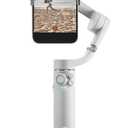 DJI OM 5 Smartphone Gimbal Stabilizer, 3-Axis Phone Gimbal, Built-In Extension Rod, Portable and Foldable, Android and iPhone Gimbal with ShotGuides, Vlogging Stabilizer, YouTube TikTok Video, Gray