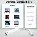 Lightning to RJ45 Ethernet Adapter,Plug and Play, Compatible with iPhone 14/13/12/11/XS/XR/X/8/7/iPad/iPod, Supports 100Mbps
