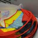 Playz 5pc Kids' Play Tents & Tunnels - Ball Pit for Toddlers, Basketball Hoop, Crawling Tubes, Pop-Up Playhouses, Baby Obstacle Course for Indoor or Outdoor Use (Blue, Yellow, Red)