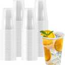 200 Pack 9 oz Plastic Cups, Clear Plastic Cups Disposable, Clear Cup Cold/Hot Drinking Cup for Party, Wedding, Graduation, Travel, Holiday, Events, Birthday