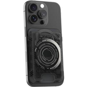 Magnetic Phone 3-Card HolderLightweight Magnetic Wallet for iPhone, Compatible with Magsafe Wallet Black