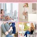 3 x 3 Pairs Fuzzy Socks for Women, Cozy Ladies Socks, Christmas Gifts & Stocking Stuffers, Warm Winter Gift (Pink-purple-green)