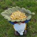 Garden Gnome Bird Feeder - Weatherproof Outdoor Decor for Yard & Patio