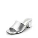 DREAM PAIRS Women's Square Open Toe Heels Sandals Low Block Chunky Heeled Sandals Slide Sandals Slip on Comfortable Casual Pumps Shoes 10