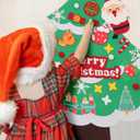 DIY Felt Christmas Tree- 3 FT Toddler Christmas Tree for Kids with 29 Ornaments, Xmas Gifts for Kids New Year Handmade Christmas Door Wall Hanging Decorations