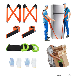 Moving Straps Lifting（Padded） one Person 2-Person Lifting and Moving System Appliance,for Harness Moving Mattress Couch Furniture Heavy Things,Suitable Professional Moving Body Strap Wrist Strap