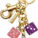 Sbredit Bag Charm,Purse Charms for Handbags,Purse Accessories For Women (Multicolor-dice)