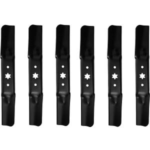 ZALANA 942-05052A Lawn Mower Medium Lift Blade Set Replace MTD/Cub Cadet/Troy-Bilt 742-05052A for S50 XT1 GT50 LT50 XT2 G8200 G8300 ZS6700 Z550 T260 KH 50 Deck Lawnmower (6 Pack)