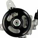 ALADICHE Power Steering Pump with Pulley Compatible With 2001-2005 Honda Civic 1.7L L4, 2001-2005 Acura EL