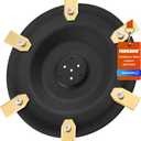Cut More Efficiently Blade Disc + 6 Pcs Replacement Blades Compatible with ANTHBOT Pion 900 1000 / Genie 600 1000 3000, Redkey MGC500 MGC1000, Robotic Lawn Mower