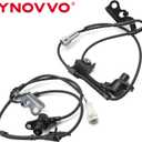 2pcs Front Left & Right ABS Wheel Speed Sensors Fit for Toyota Corolla 2003-2006, for Matrix 2003-2008, for Pontiac Vibe, Replace# 89543-02050 89542-02050