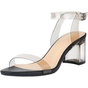 ZriEy Women's Clear Heels Strappy Chunky Block Heeled Sandals 2.2 Inch Open Toe Adjustable Ankle Strap Pump Sandals for Weddings Parties Daily Wear (10) ZriEy Women's Clear Heels Strappy Chunky Block Heeled Sandals 2.2 Inch Open Toe Adjustable Ankle Strap Pump Sandals for Weddings Parties Daily Wear (10)