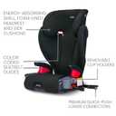 Britax Skyline 2-Stage Belt-Positioning Booster Car Seat, Dusk - Highback and Backless Seat, Manufactured Date: 09/13/2025