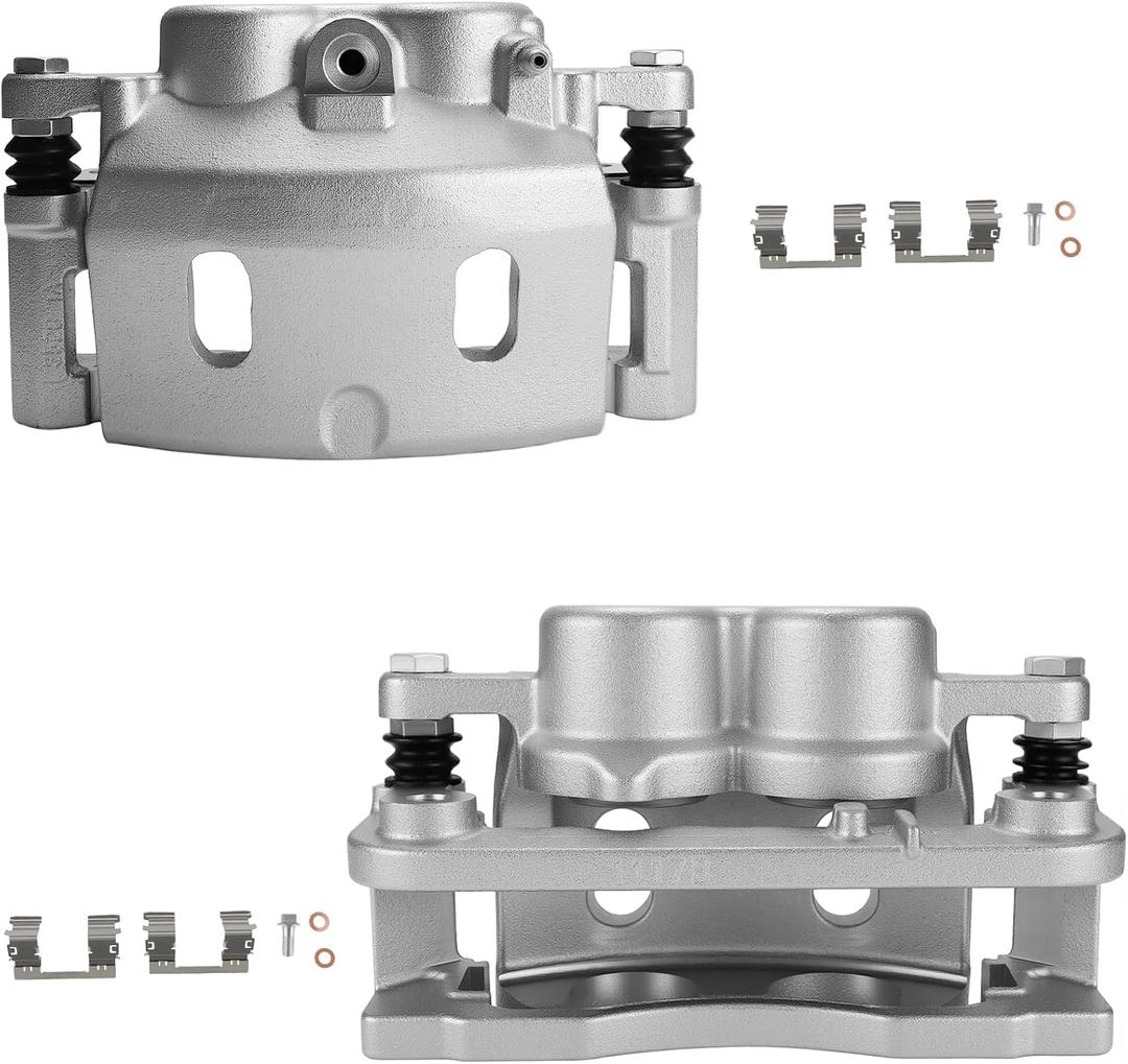 SCITOO Front Left+Right Brake Calipers With Bracket 18B4918A 18B4919A Compatible For Cadillac 2008-2019 For Chevrolet 2008-2019 For GMC 2008-2019