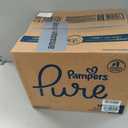 Pampers Pure Baby Diapers, Size 2 (12-18 lbs), 186, Up to 100% Leakproof, Premium Hypoallergenic Soft Diapers