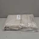 Joydeco 100% Blackout Curtains for BedroomNatural Linen Curtains, Thermal Insulated Linen Light Blocking Drapes, Rod Pocket & Back Tabs, Darkening Privacy for Living Room, 52" W x 96" L (Pack of 2)