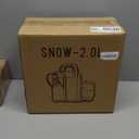 Adjustable 900W Snow Machine, 70% Quieter Indoor Artificial Snow Maker with Dual Pump, Portable Snowflake Machine for Halloween Christmas Party Wedding Decor