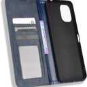 Case for Umidigi A13S Leather Case,Case for Umidigi A13 Case Cover,Case for Umidigi A13 Pro Case Flip Pu Leather Cover Blue (Gold)