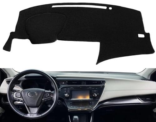 Dashboard Cover Dash Cover Mat Pad Custom Fit for Toyota Avalon 2013 2014 2015 2016 2017 2018 (Black)