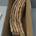 Christmas Tree Collar 28 inch with Cord Cut Out Artificial Christmas Tree Skirt Woven Water Hyacinth Large Tree Ring Base Collar Home Dcor, Natural