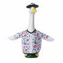 Vokupoga 2026 World Soccer Porch Goose Outfits for 23" High Porch Goose Costume Soccer Cup Summer Goose Outfit with Hat for Garden Yard Decor Accessories(Style 04-15)