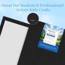 2 x 6pk Black Canvas Panels for Painting, 100% Cotton Pre-Primed Canvas Boards 5x7 9x12 12x16, Blank Black Canvases for Acrylic Oil Watercolor, Art Supplies for Artists Kids Adults