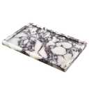 Real Luxurious Natural Marble Vanity Tray Genuine Marble Storage Tray for Home Decor Stone Tray for Bathroom/Kitchen/Vanity/Dresser,Plate Holder for Tissues, Candles, Towel