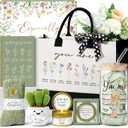 Christian Gifts for Christians Women Faith, Religious Inspirational Easter Gifts for Catholic Women, Spiritual Easter Basket Birthday Gift Set for Her Mom Sister Friend Grandma Wife w/ Canvas Tote Bag