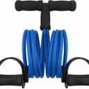 Upgraded Durable 6-Tube Pedal Resistance Strap with Handle, Natural Rubber Fitness Resistance Strap, Multifunctional Fitness Strap, Suitable for Abdominal, Waist, arm, and Leg Shaping Training