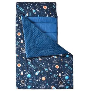 MWMWMW Space Toddler Nap Mat, Kids Sleeping Mat with Removable Pillow & Soft Minky Blanket, Kids Sleeping Bag for Daycare, Preschool & Travel (23 x 51) MWMWMW Space Toddler Nap Mat, Kids Sleeping Mat with Removable Pillow & Soft Minky Blanket, Kids Sleeping Bag for Daycare, Preschool & Travel (23 x 51)