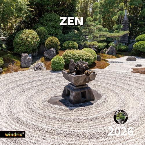2026 Wall Calendar,Calendar 2026, November 2025 - December 2026, Wall Calendar Zen, 12" x 24" Opened,Full Page Months Thick & Sturdy Paper for Calendar Organizing & Planning Pack Of 2