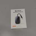 Bluetooth Transmitter Receiver, 2-in1 Bluetooth Adapter for Airplane, 5.3 Transmitter for TVs, Gym Equipment, Cars,Use with 3.5mm Jack and RCA Cable (white)