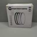 4Pack 12 Inch Remote Control Dimmable LED Flush Mount Ceiling Light Panel,24W 2520LM,2700K-6000K Adjustable Color,Ultra Thin Round White Ceiling Light Fixture for Hallway Kitchen Bedroom Home Office