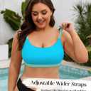 American Trends Plus Size Bikini Top for Women Large Bust Swim Tops Sports Swim Bra with Strong Support, XL