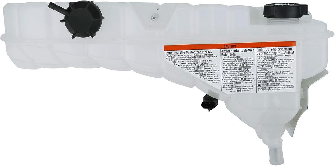 Replacement Coolant Overflow Reservoir Bottle Tank - Compatible with Kenworth and Peterbilt Trucks - W900, T800, T660, T600, 389, 388, 384, 382, 377, 365, 348 - Replaces 603-5403, N5346001, T1673008