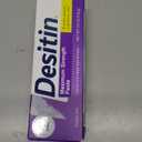 Desitin Maximum Strength Baby Diaper Rash Cream, 40% Zinc Oxide, Hypoallergenic No Added Parabens & Dyes, Protects & Relieves Babys Skin for Up to 12 Hours, Prevents Diaper Rash, 4.8 oz Tube