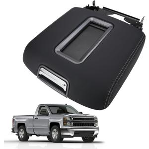 Center Console Armrest Lid For 14-18 Chevy Silverado & GMC Sierra 1500 2500 3500, 15-20 Chevy Suburban/Tahoe & GMC Yukon/Yukon XL, 15 Chevy Silverado & GMC Sierra 2500HD 3500HD #0227083AA L0227083AA