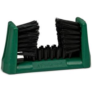 Boot Brush & Boot Scraper | Mountable Shoe Cleaner w/Screws, Injection Molded Plastic Mud Scrubber for Work Boots, Hiking & Outdoor Footwear, Weather-Resistant for Garage, Porch & Entryway