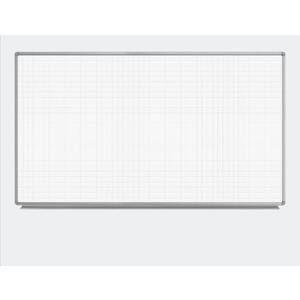 Luxor 72" x 40" Wall-Mounted Magnetic Ghost Grid Whiteboard