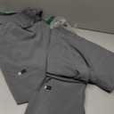 Scrubs for Women Set Jogger Style, Moisture Wicking 4-Way Stretch V-Neck Top & Pants with 9 Large Pockets Gray, 2X Large