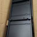 Kitstorack Laundry Basket Organizer, Laundry Hamper with Shelf & 2 Pull-Out Removable Bags, Dirty Clothes Hamper Organizer for Laundry Room Bathroom and Dorm, 2 x 11.8 gallons (44.5L) (Black)