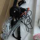 Gyroor Scooter with Adjustable Seat Attachment, 6.5" All-Terrain Self Balancing Scooter, LED Lights & Bluetooth for Kids and Adults (Black)