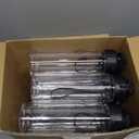 Mifoci 20 Pieces Water Bottle Bulk 17 oz Plastic Water Bottles Bulk Gym Sports Adults Reusable Large Bottles with Leak Proof Flip Top for Party Outdoor(Regular Style,Black)