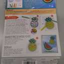 Creativity for Kids Window Art Fun Fruits - Paint and Decorate 2 Suncatchers, Create Your Own Window Art for Kids 3 Pack