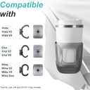 Stroller Cup Holder, Baby Cup Holder Compatible with UPPAbaby Vista, Cruz and Minu Strollers Fits Most Cup Sizes, Quick-Release Design, 1 Pack